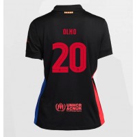 Camiseta Barcelona Dani Olmo #20 Segunda Equipación Replica 2024-25 para mujer mangas cortas